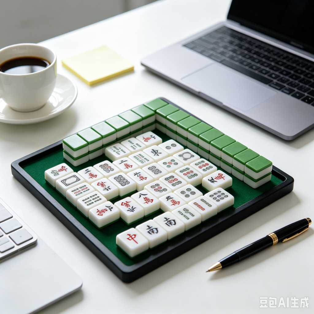 modern color mahjong tiles